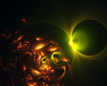 Cosmic glowing energy. Free illustration for personal and commercial use.