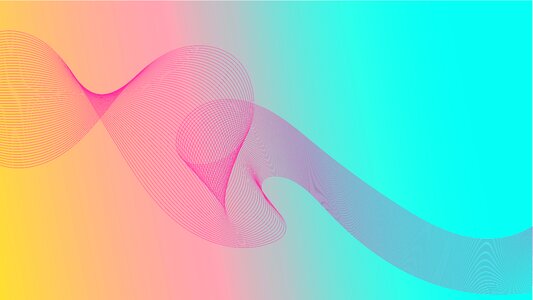 Light banner curve. Free illustration for personal and commercial use.