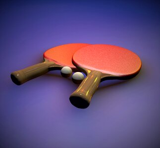 Ping pong table tennis bat play. Free illustration for personal and commercial use.