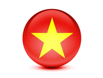 Vietnam flag sign symbol. Free illustration for personal and commercial use.