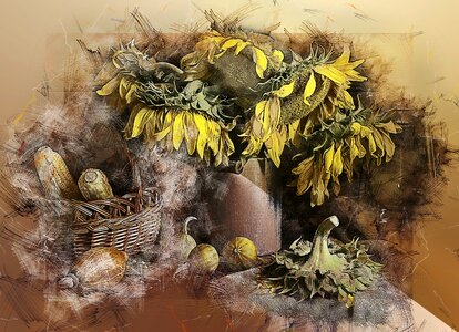 Nature rustic withered. Free illustration for personal and commercial use.