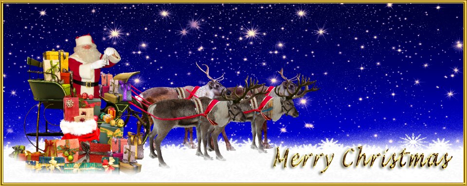 Christmas Santa Claus Reindeer - Free GIF on Pixabay - Pixabay
