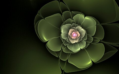Fantasy floral bloom. Free illustration for personal and commercial use.