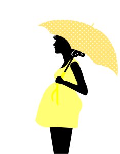 Lady pregnant expecting. Free illustration for personal and commercial use.