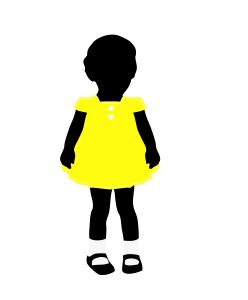 Little cute black. Free illustration for personal and commercial use.