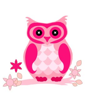 Cute art pink. Free illustration for personal and commercial use.