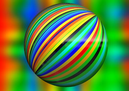 Color ball arrangement tile. Free illustration for personal and commercial use.