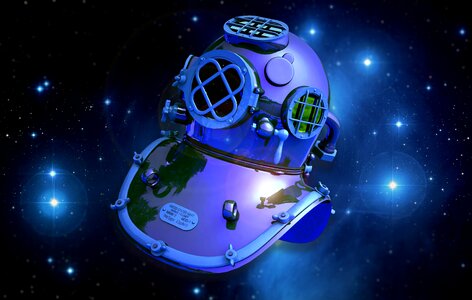 Satellite forward space travel. Free illustration for personal and commercial use.