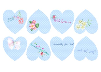 Label romantic love. Free illustration for personal and commercial use.