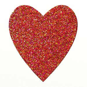 Red glittering sparkling. Free illustration for personal and commercial use.