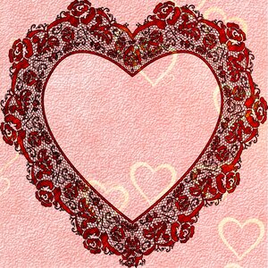 Heart valentine's day texture. Free illustration for personal and commercial use.