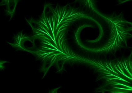 Abstract graphic curlicue. Free illustration for personal and commercial use.
