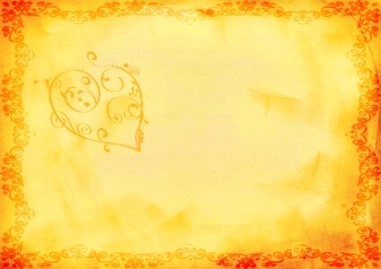 Heart romantic decorative. Free illustration for personal and commercial use.