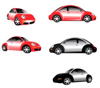 Automobile volkswagen auto. Free illustration for personal and commercial use.