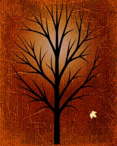 Quiet autumn rustic. Free illustration for personal and commercial use.