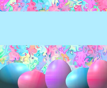 Happy easter easter decorations color. Free illustration for personal and commercial use.