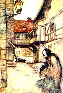 Fantasy vintage arthur rackham. Free illustration for personal and commercial use.