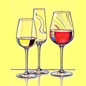 Three wine Free illustrations. Free illustration for personal and commercial use.