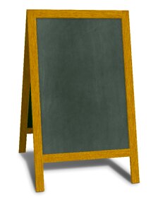 Chalk advertisement communication. Free illustration for personal and commercial use.