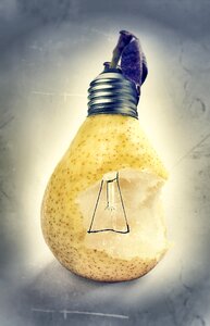 Shining lighting light bulb. Free illustration for personal and commercial use.