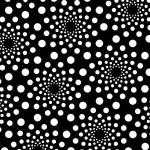 Black and white dotted design. Free illustration for personal and commercial use.