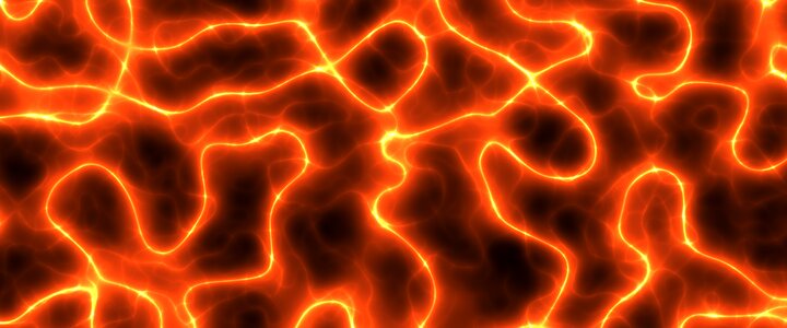 Electricity wave brown banner. Free illustration for personal and commercial use.