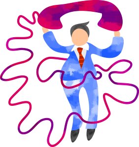 Cartoon man male. Free illustration for personal and commercial use.