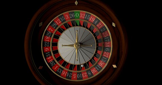 Roulette wheel profit casino. Free illustration for personal and commercial use.