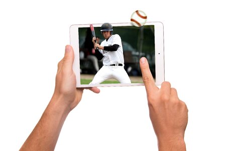 Sport display ipad. Free illustration for personal and commercial use.