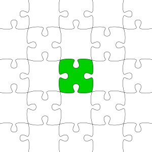 Last piece part puzzle missing piece. Free illustration for personal and commercial use.