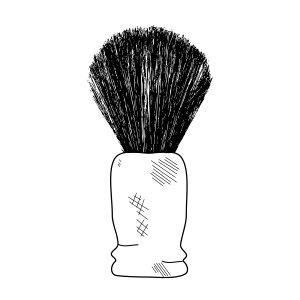 Brush men mens. Free illustration for personal and commercial use.