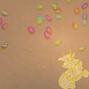 Easter paper scrapbook. Free illustration for personal and commercial use.