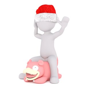 Model christmas santa hat. Free illustration for personal and commercial use.