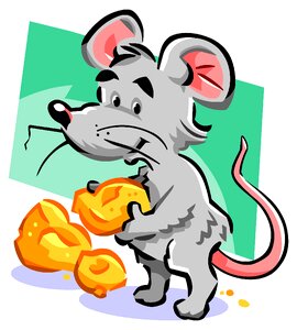 Rat mice hole. Free illustration for personal and commercial use.