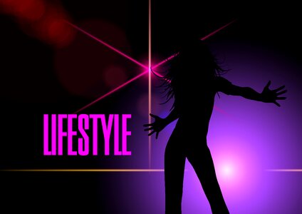 Nightclub joy of life lifestyle. Free illustration for personal and commercial use.