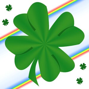 Rainbow luck irish. Free illustration for personal and commercial use.