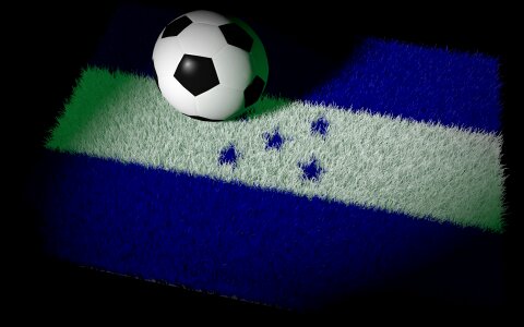 World championship national colours football match. Free illustration for personal and commercial use.