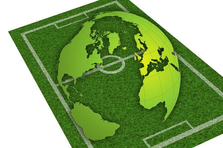 Playing field sport earth. Free illustration for personal and commercial use.