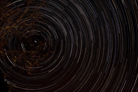 North star polar rotation. Free illustration for personal and commercial use.