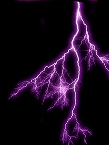 Purple thunderstorm Free illustrations. Free illustration for personal and commercial use.