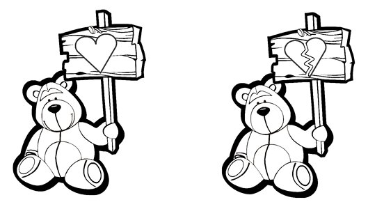 Heart wood toy. Free illustration for personal and commercial use.