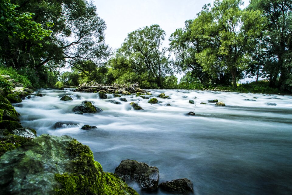 Landscape waterfalls water. Free illustration for personal and commercial use.