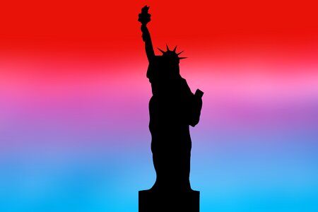 New york statue monument. Free illustration for personal and commercial use.