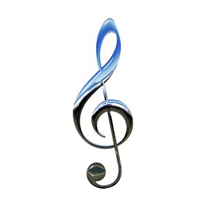 Clef music note music notes. Free illustration for personal and commercial use.