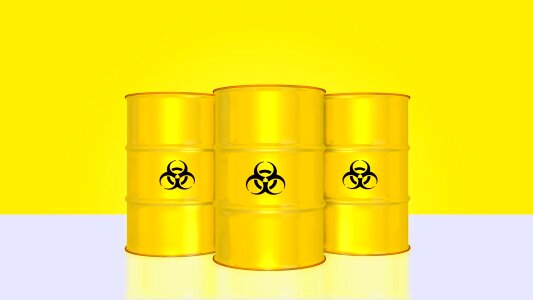 Radiation radioactive risk. Free illustration for personal and commercial use.