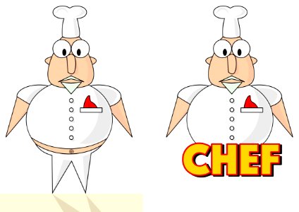 Chef vector color. Free illustration for personal and commercial use.