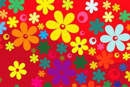 Floral design floristry pattern. Free illustration for personal and commercial use.
