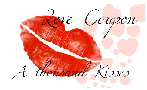 Kiss mouth lipstick red. Free illustration for personal and commercial use.