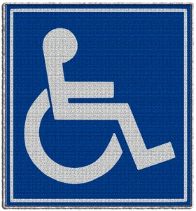 Disability wheelchair users physical disability. Free illustration for personal and commercial use.