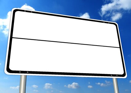 Sky sun signposts. Free illustration for personal and commercial use.